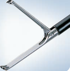 OLYMPUS Jaws insert "HiCura", 5 x 430 mm, grasping forceps, claw type, monopolar