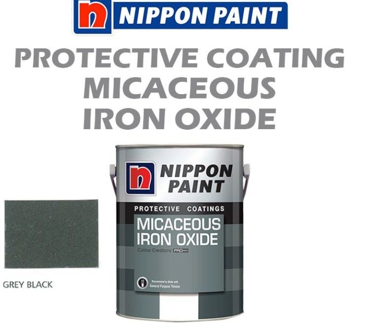 Nippon High Performance Protective Coating - Micaceous Iron Oxide Grey Black