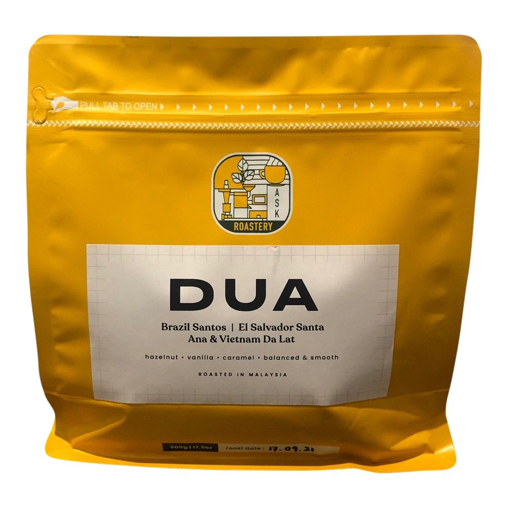 QP DUA COFFEE BEANS BLEND ARABICA 500G