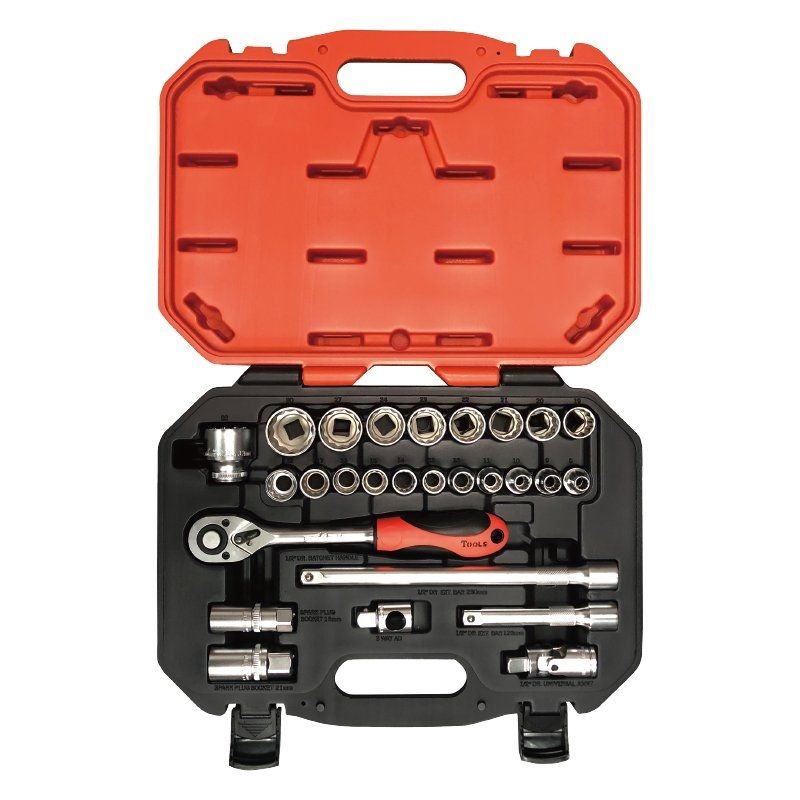 MR. MARK MK-4627M 27pcs Socket Wrenches Set - 8-32mm 1/2" [Code: 5167]
