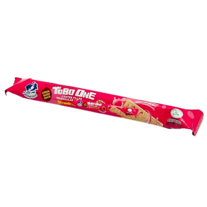 Twinfish tobo one triangular wafer bar (strawberry)