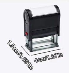 MAX SELF INK RUBBER STAMP SIZE 4CM X 1.5CM