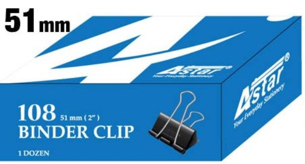 Binder clip size 51mm (12pcs/box)