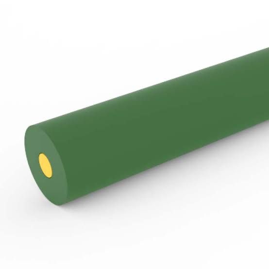 ROUND TPU 88A GREEN TEXTURED BELT