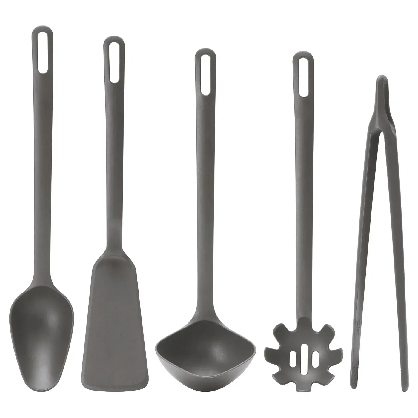 Others *FULLÄNDAD5-piece kitchen utensil set, grey
