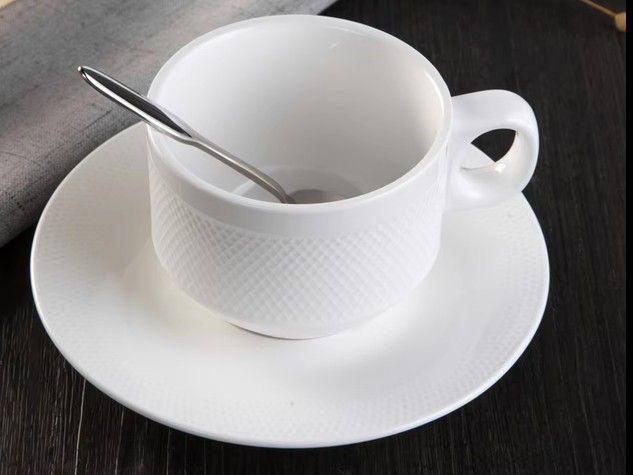 QP Porcelain CUP & SAUCER (8oz) Se
