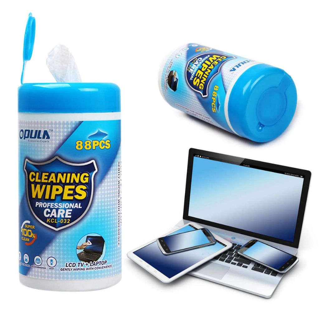 88pcs/box Soft Anti-static Cleaning Wipes Wet Tissues Laptop LCD TV Mobile Phone Screen