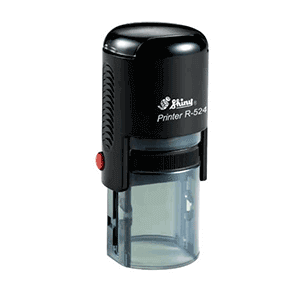 SHINY R524/R524D SELF INKING RUBBER STAMP WITH RUBBER(ROUND)  42MM