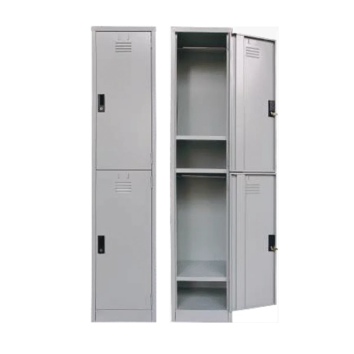 QP 2 COMPARTMENTS STEEL LOCKER 381W X 381D X 1828H (MM)