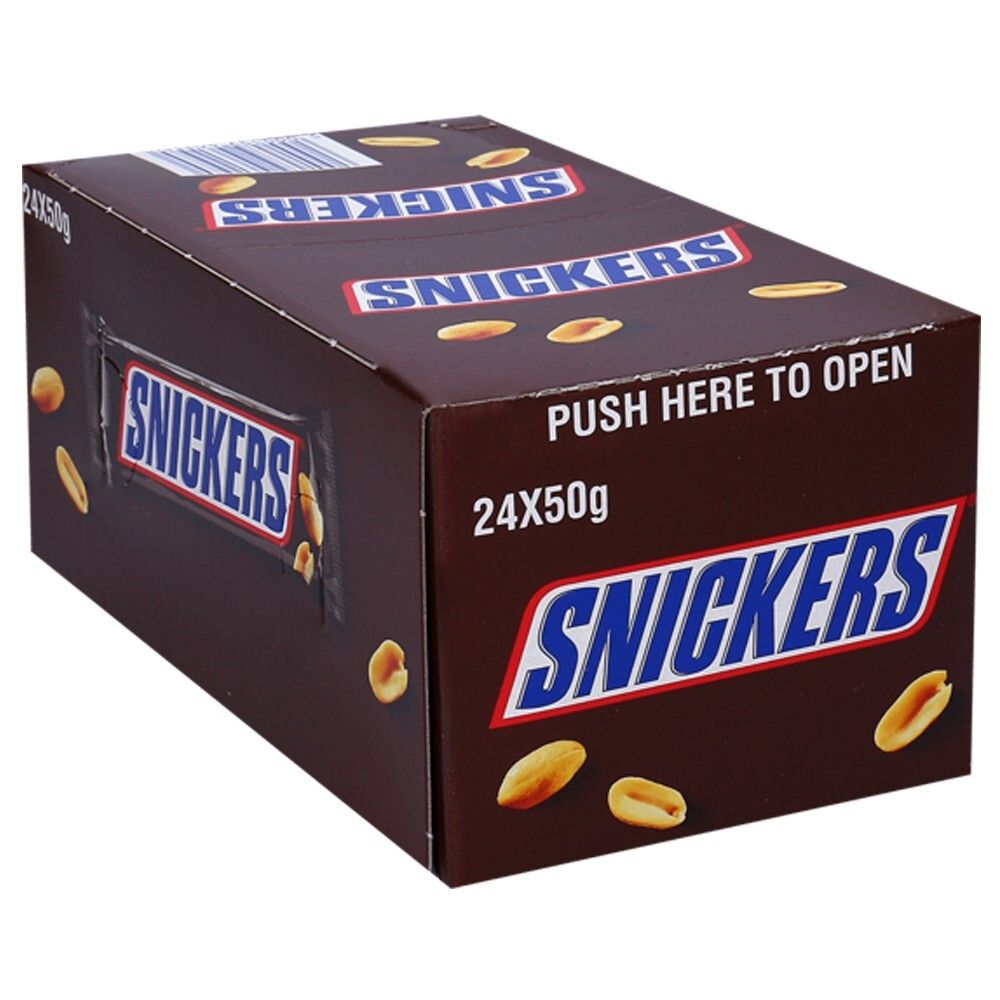 Others *Snickers Chocolate Bar (50g x 24, Pack of 24) 1 Box