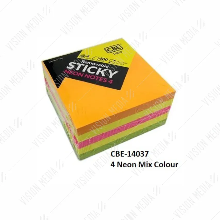 STICK ON NOTES MIX COLOR