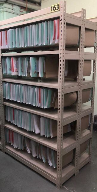 QS Bottle Rack With 6 Steel Shelf For Pocket File 84X48X14 With Installation