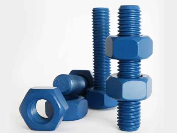 Stud Bolts, ASTM A193 Gr B7 with heavy hex nuts to ASTM A194 Gr 2H (FCC) - 5/8" x 85MM