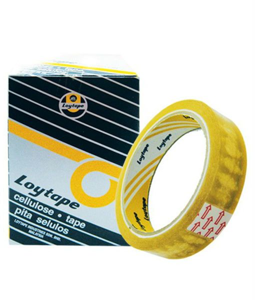 LOYTAPE CELLULOSE TAPE - 24MM X 40M / Loytape / Tape / Cellulose Tape / Cellophane Tape / Loytape Cellulose Tape / LOYTAPE