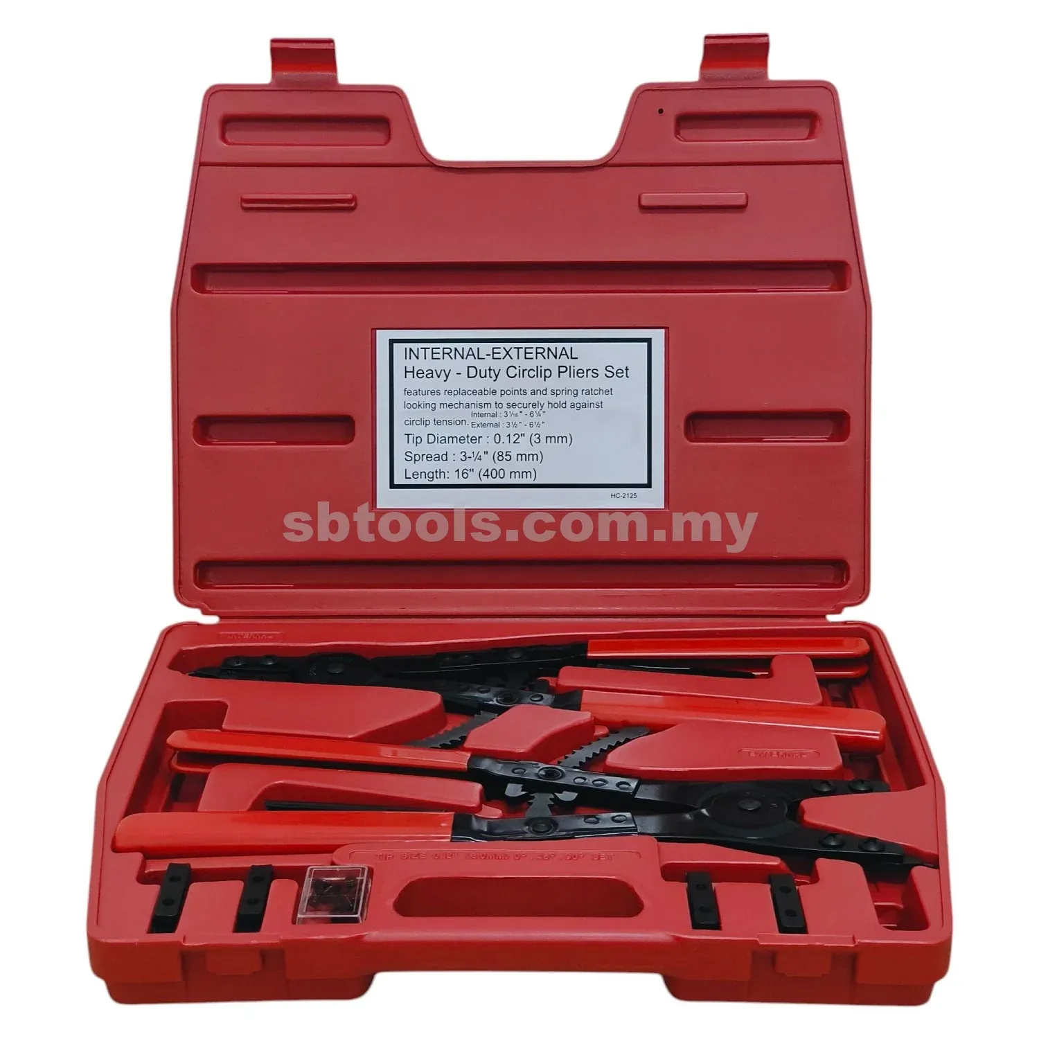 Others *TOOLS 16? Internal-External Heavy Duty Circlip Pliers Set