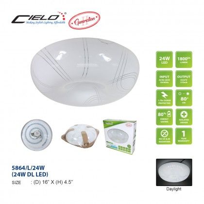 SE SETIA ELECTRIC CIELO CEILING LAMP 5864/L/24W