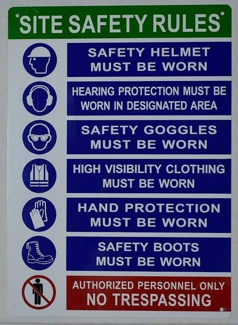 SAFETY SIGNBOARD/SAFETY PROCEDURE SIGN/SIGNBOARD/SP911/ALUMINIUM