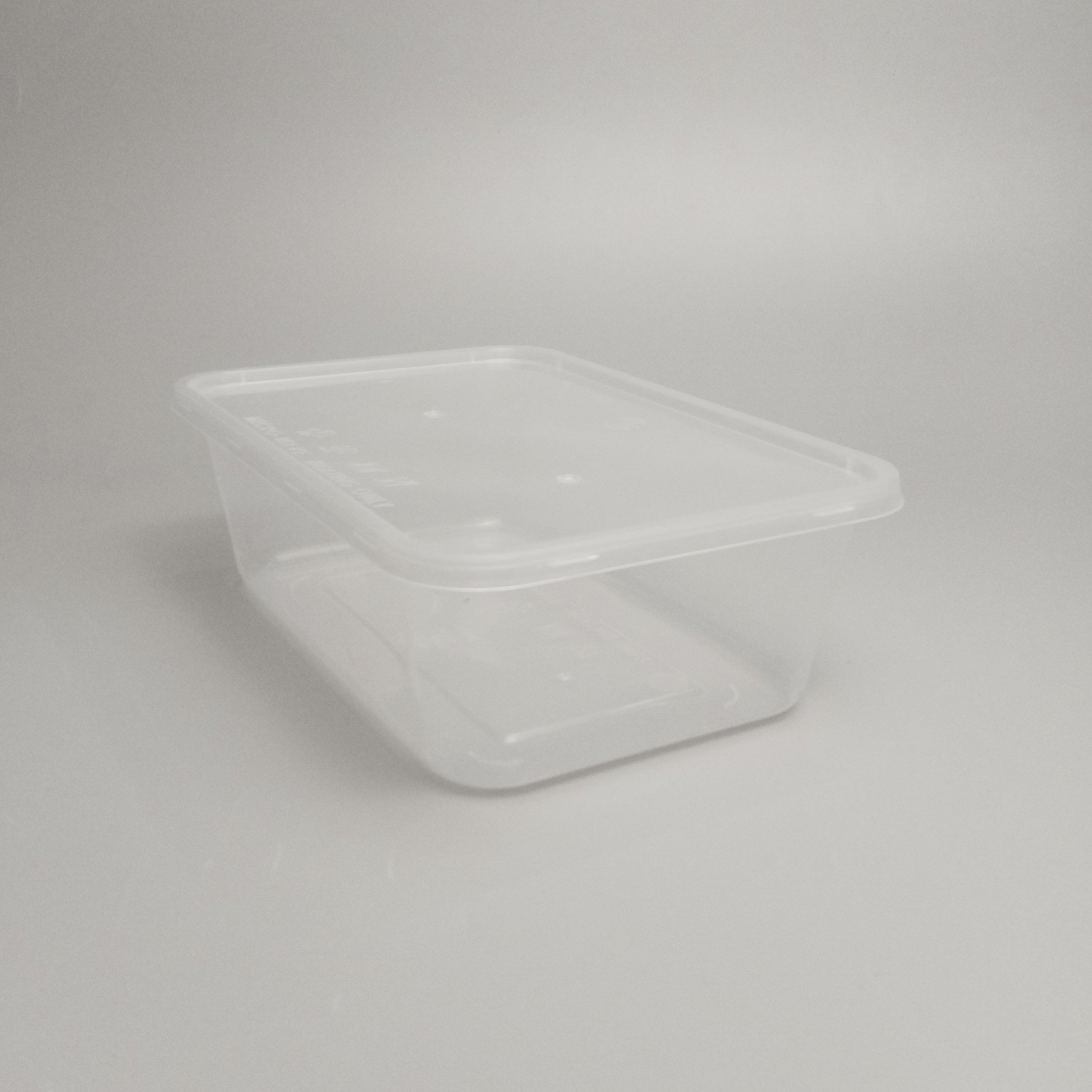 Disposable Plastic Food Containers- 1pack/50 sets - 750ml