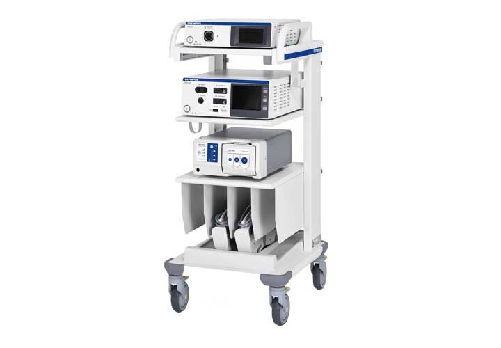 OLYMPUS MEDICAL EQUIPMENT TROLLEY FOR SP