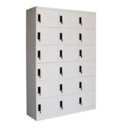 QP 25 COMPARTMENTS STEEL LOCKER 1800H X 2250W X 400D (MM)