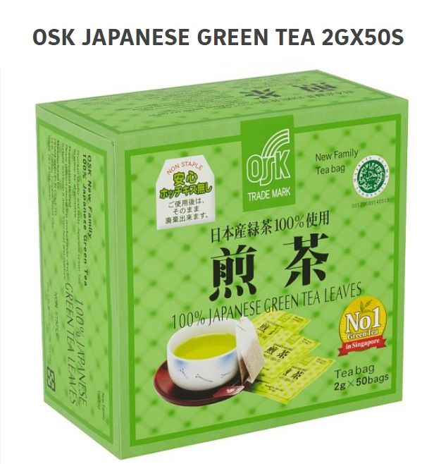 QP OSK Japanese Green Teabag Pack (50X2gm)