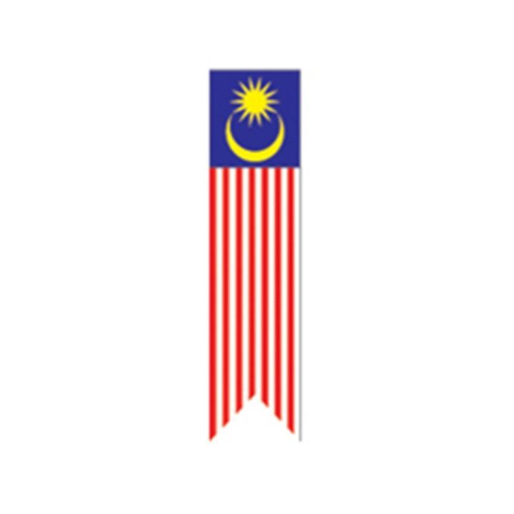 QP MALAYSIA FLAG 2' X 8' F1503 (POLYMESH COTTON)