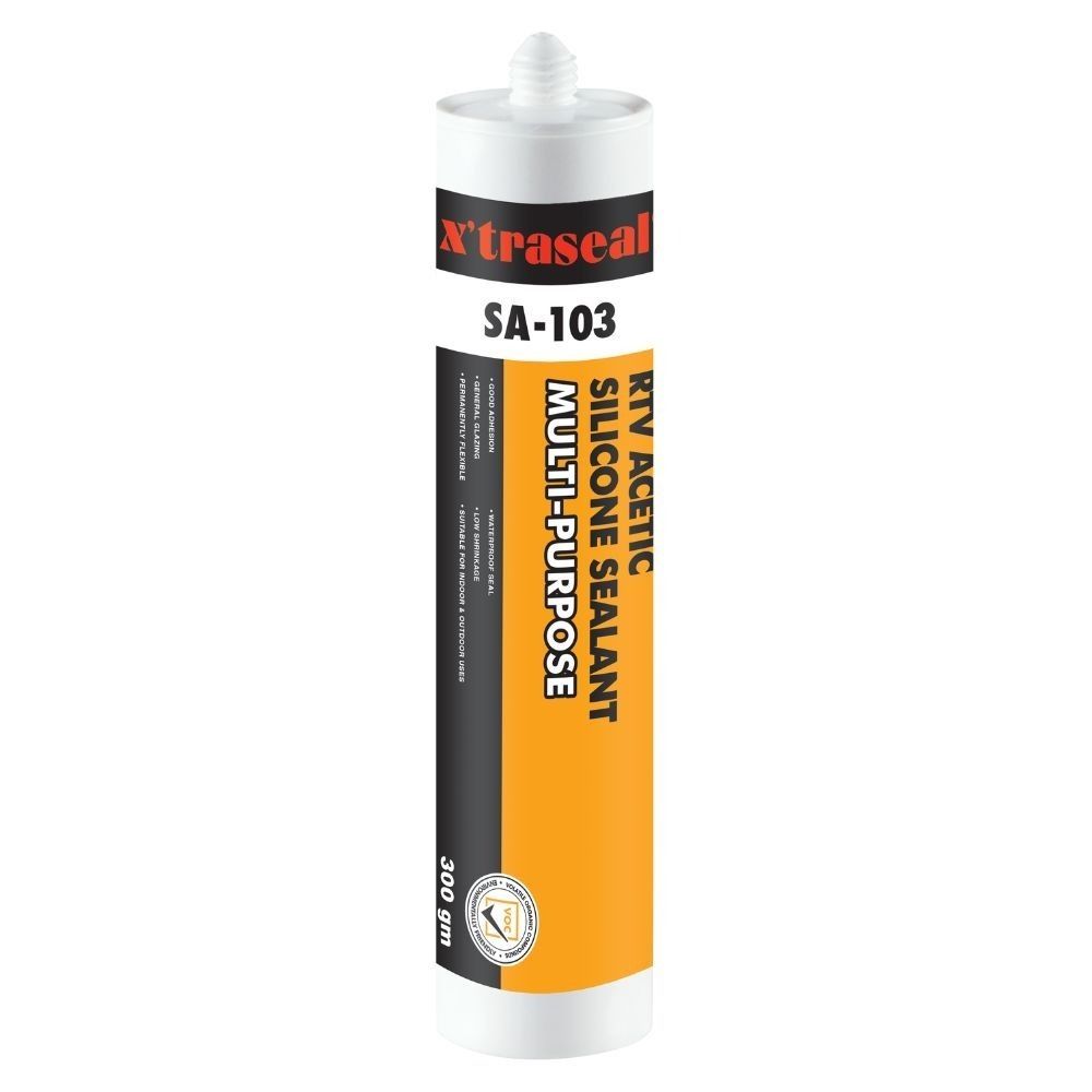 XTRASEAL RTV ACETIC SILICONE SEALANT MULTIPURPOSE SA103  (WHITE)