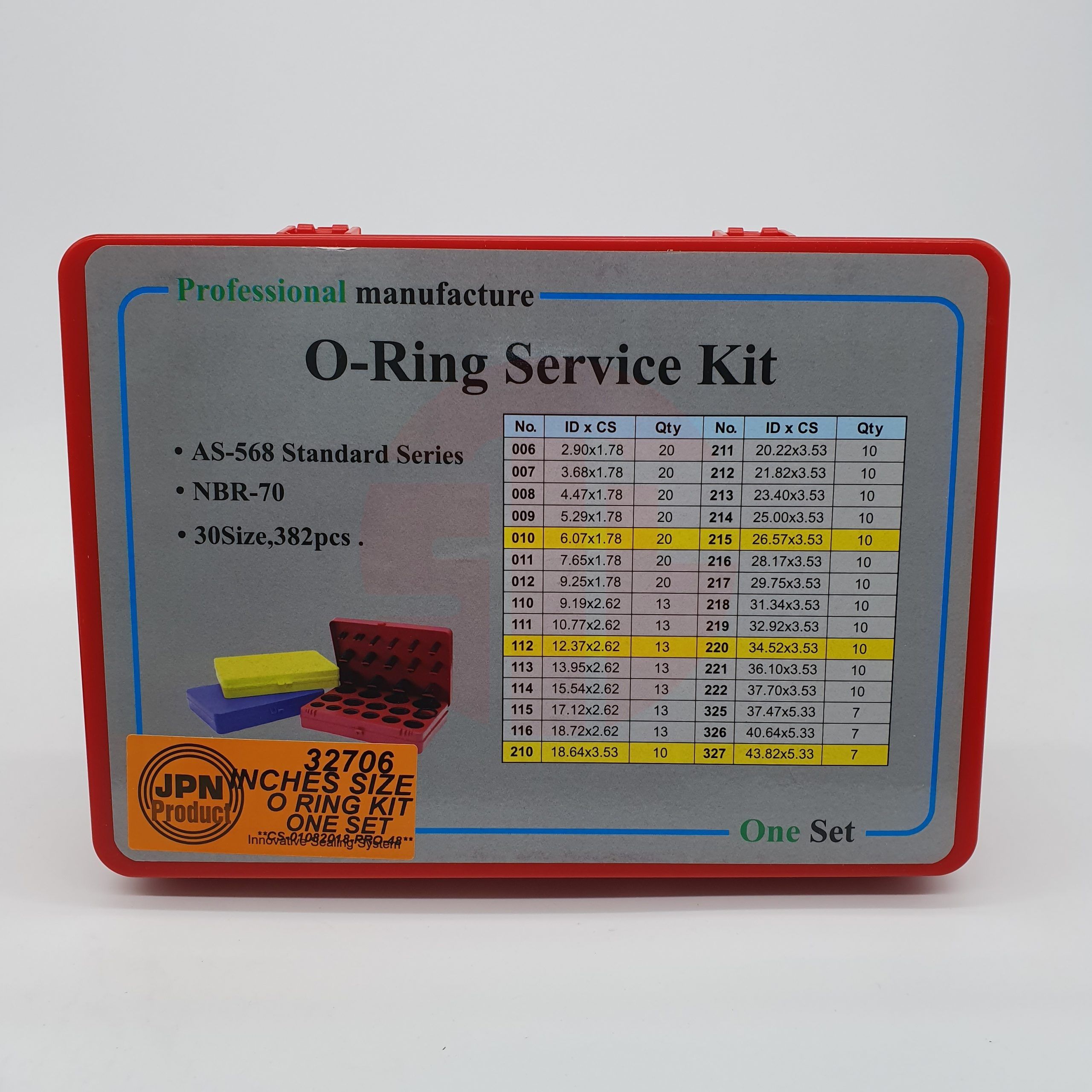 ORING KIT/ ORING SET (MM/INCH)