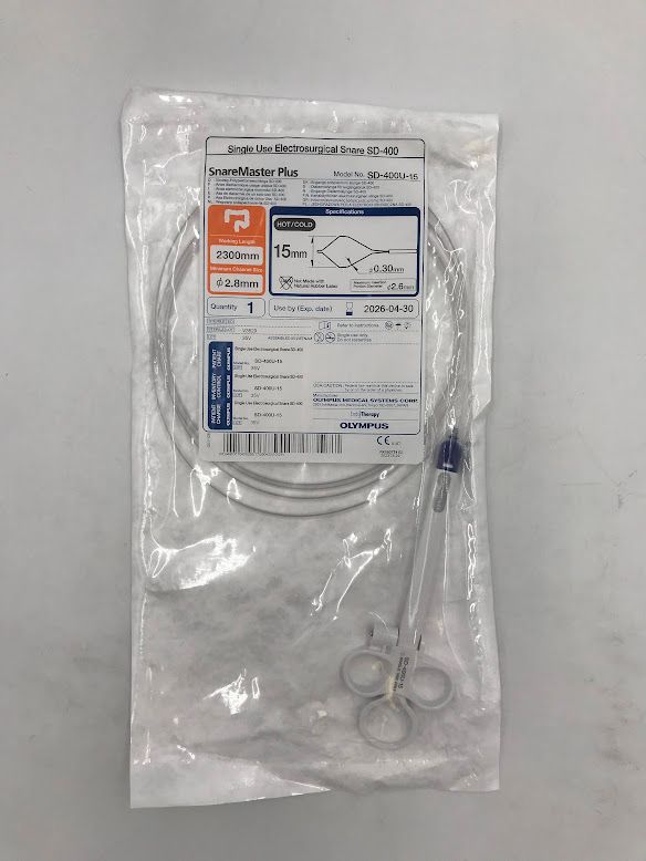 OLYMPUS SD-400U-15-SINGLE USE ELECTROSURGICAL SNARE SD-400
