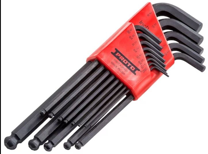 Others *PROTO J4995 13 Piece Round Head Hex Key Set