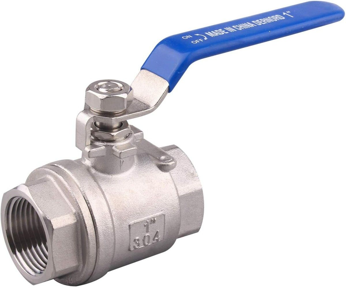 Others *Full Port Ball Valve 3/4" NPT Heavy Duty for Water Oil Gas Blue Locking Handles