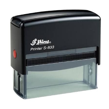Shiny Self Inking Stamp S-833 (82 x 25mm)