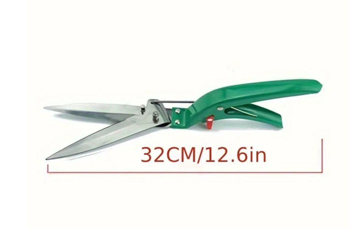 Hardware Gardening Hedge Shears 32cm Grass Green Grass Pruner Gardening Tool Gunting