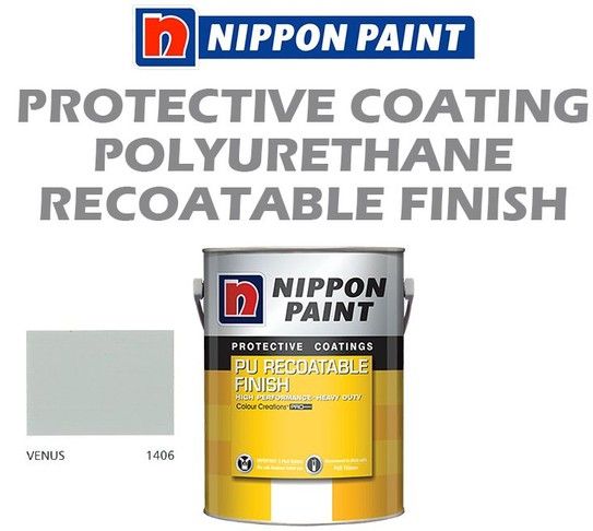 Nippon High Performance Protective Coating - PU Recoatable Finish Venus 1406