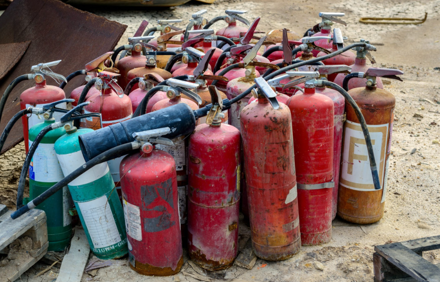TPG328 _ Collection and scrap disposal of expired Fire Extinguishers.
