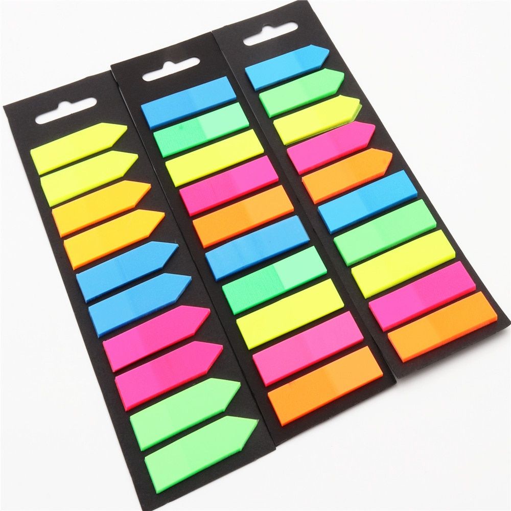 QP FLUORESCENCE MEMO PAD STICKY NOTES