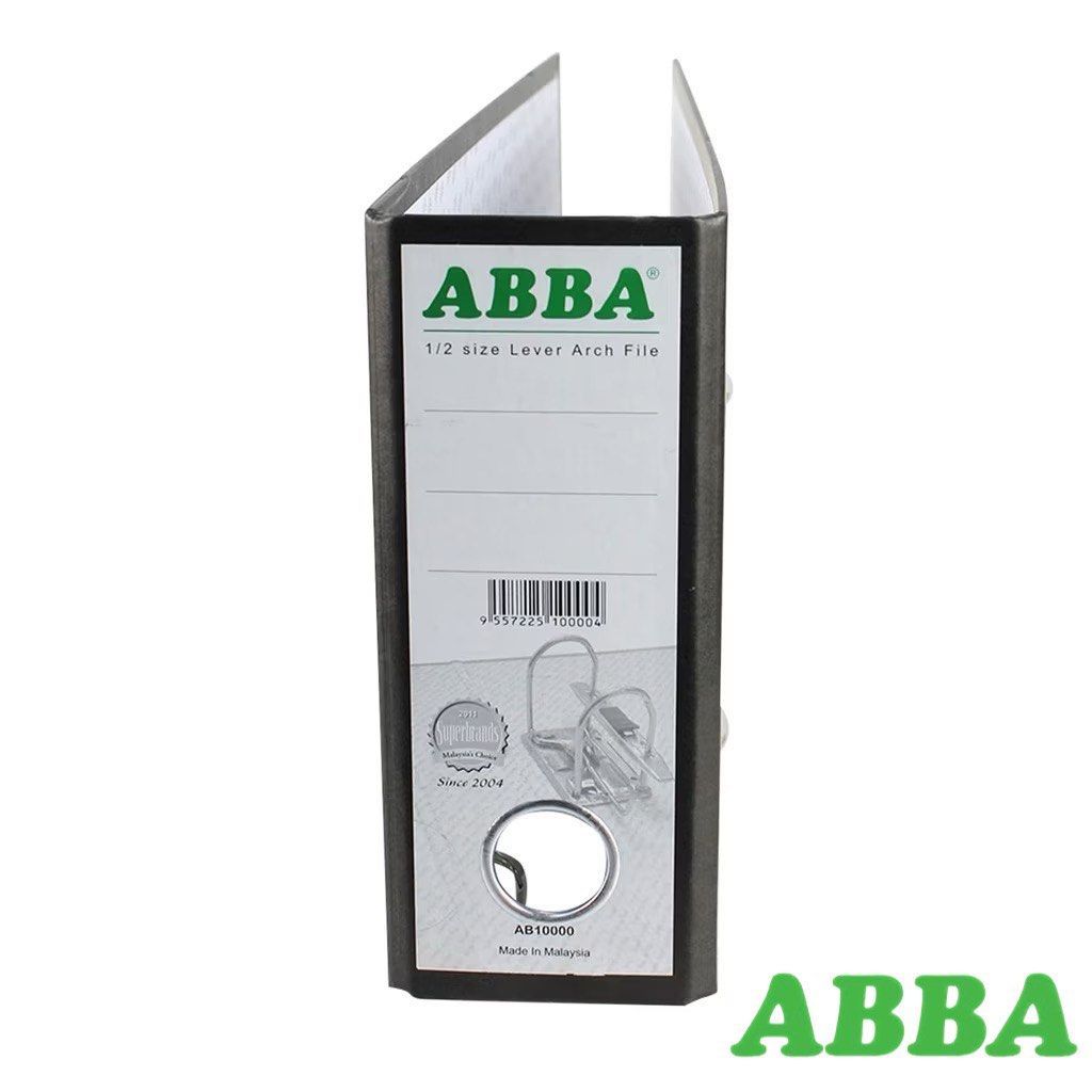 ABBA SILVER LEVER ARCH FILE (2" LEVER FILE) (3" LEVER FILE) ( 3" VOUCHER FILE) / ARCH FILE / ABBA FILE / VOUCHER FILE