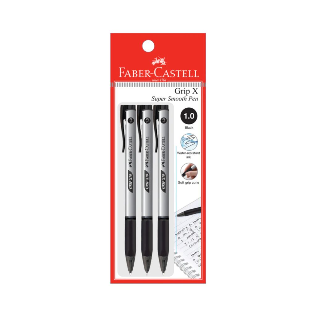 Faber-Castell GRIP X5/GRIP X7/GRIP X10 Ball Pen (0.5mm/0.7mm/1.0mm )