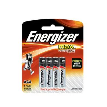 ENERGIZER Max AAA/AA Battery (4pcs/pack)