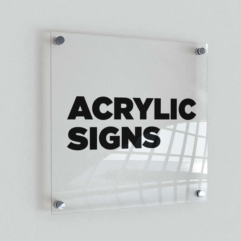 OEM Acrylic Signage 3ft L x 2ft H with 5mm Thickness Acrylic Panel (Customised)