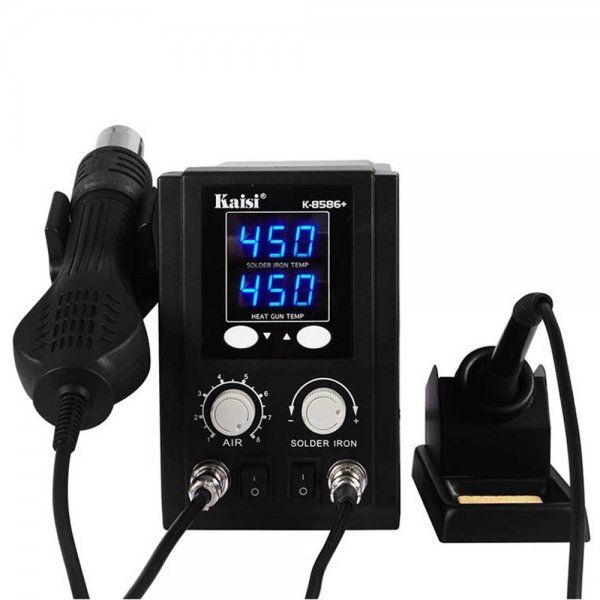QP KELETOOL 8586 2IN1 SMD HOT AIR REWORK STATION AND SOLDERING IRON