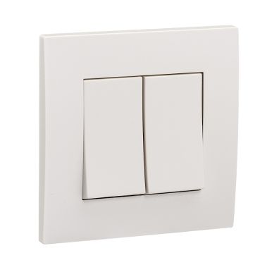 Schneider Electric 16AX 250V 2 Gang 2 Way Switch