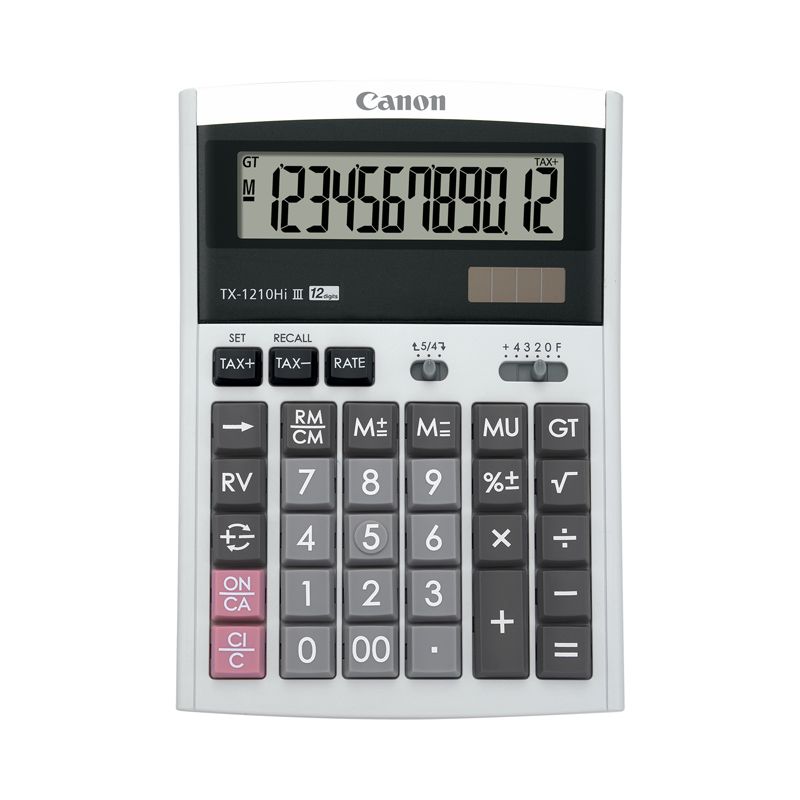 Others *[Original] Canon TX-1210Hi III / TX1210Hi / TX 1210Hi / TX1210 Tax Calculator 12 Digit Desktop Calculator