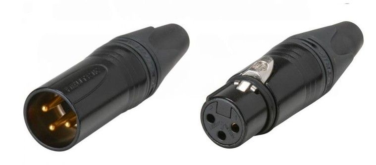 Neutrik NC3MXX / NC3FXX Male & Female 3-Pin XLR Connector Plug