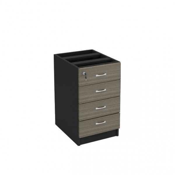OFIS FS THUJA LIGHT 4 DRAWERS STAND PEDESTAL (OF-FS-S4D(T|W|C))