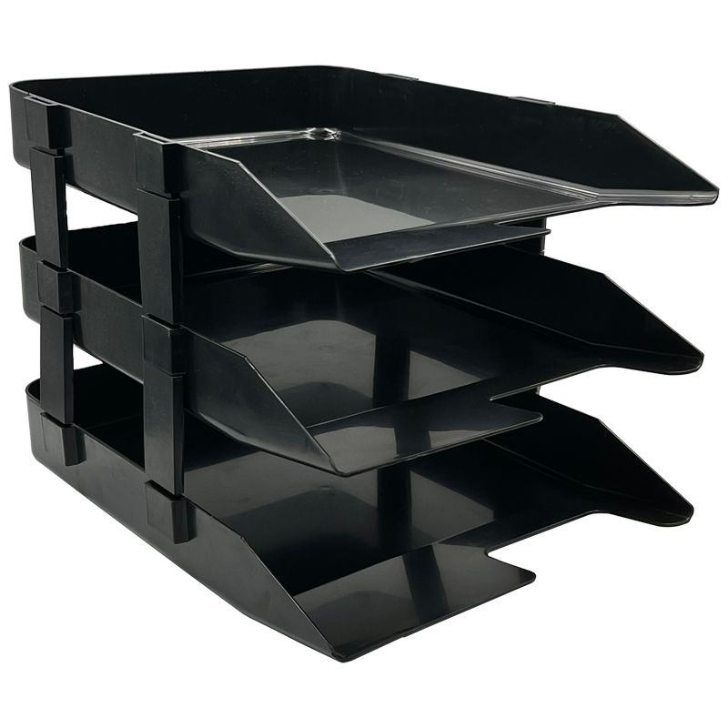 2S Document Tray Plastic 3 Tier