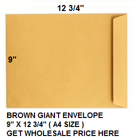 QP ENVELOPE TM 9FT X 12 3/4 (SIZE A4)