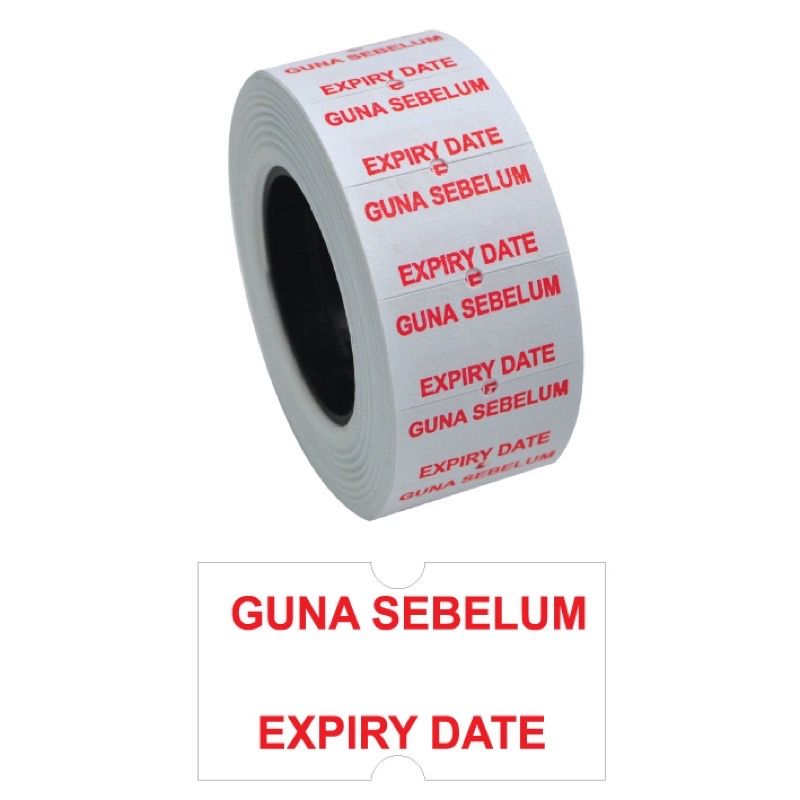 PRICE STICKER (ROLL)@ GUNA SEBELUM / EXPIRY DATE