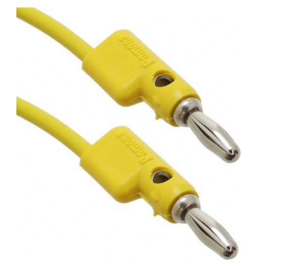 Fluke PATCH B-24-4 Banana Plug Patch Cord (yellow)
