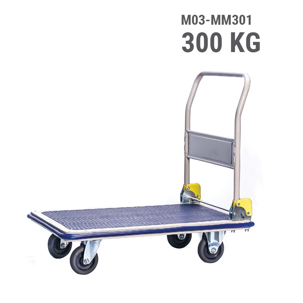 MYSTAR Double Handle Platform Trolley (Heavy Duty) 300kg